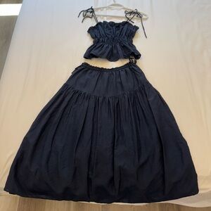 Wilfred DARKNIGHT NAVY LINEN SET 💙